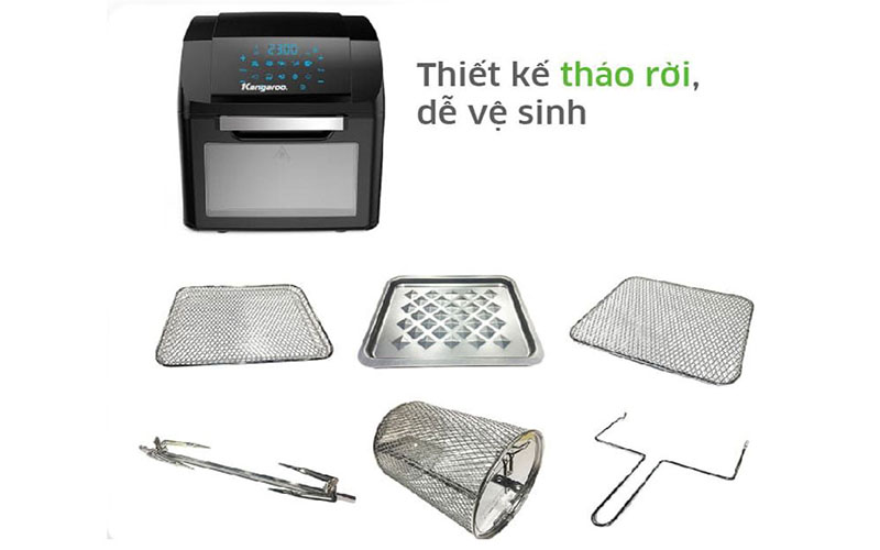 Nồi chiên không dầu Kangaroo KG12AF5A - Hàng chính hãng