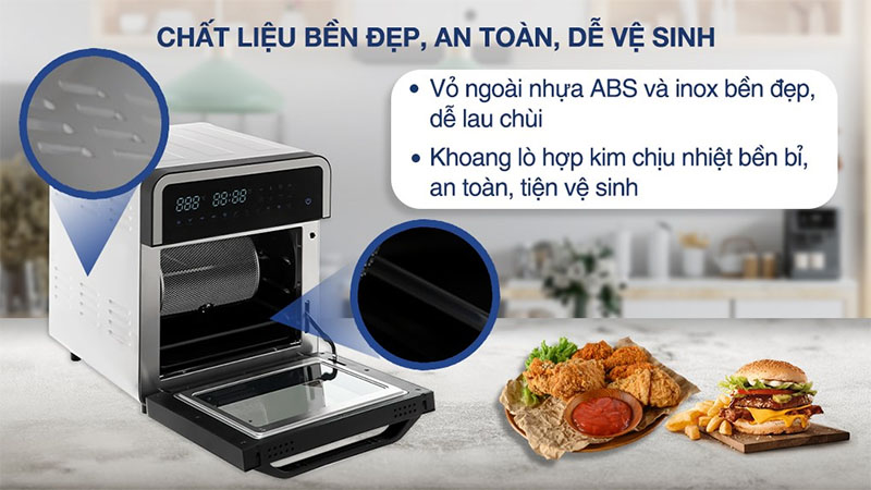 Nồi chiên không dầu Kangaroo KG15AF1A - Hàng chính hãng