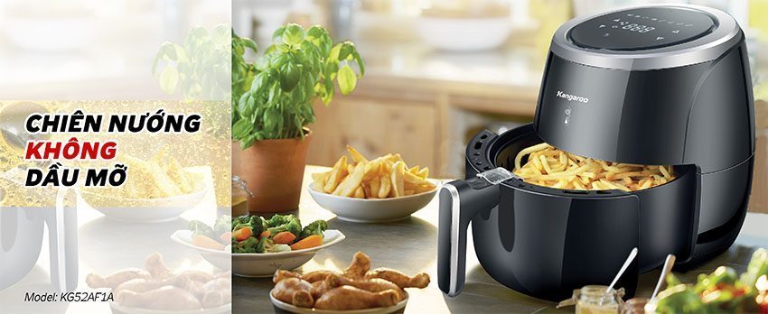 Nồi chiên không dầu Kangaroo KG52AF1A - Hàng chính hãng