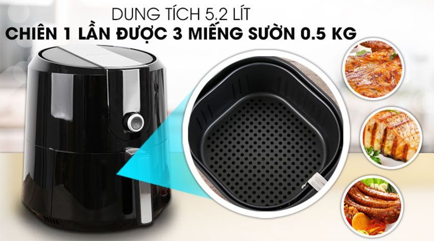 Nồi chiên không dầu Kangaroo KG55AF1A - Hàng chính hãng
