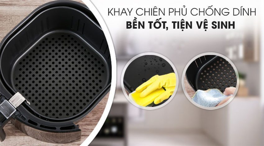 Nồi chiên không dầu Kangaroo KG55AF1A - Hàng chính hãng