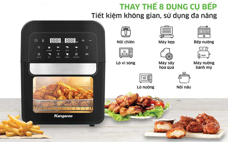 Nồi chiên không dầu Kangaroo KG6AF2A - Hàng chính hãng