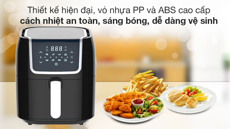 Nồi chiên không dầu Kangaroo KG8AF2A - Hàng chính hãng