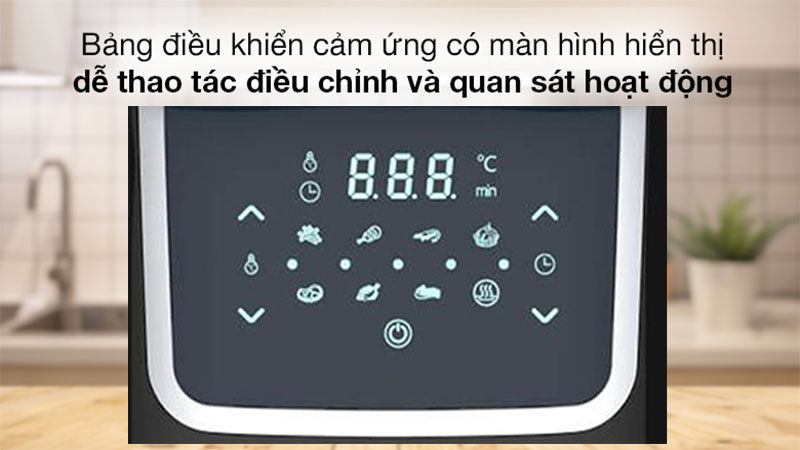 Nồi chiên không dầu Kangaroo KG8AF2A - Hàng chính hãng