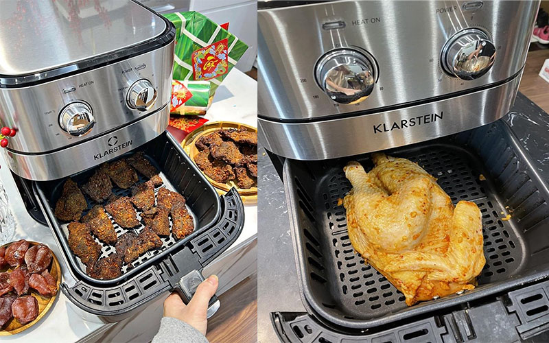 Ứng dụng của Nồi chiên không dầu Klarstein Aero Vital ( Cơ ) 