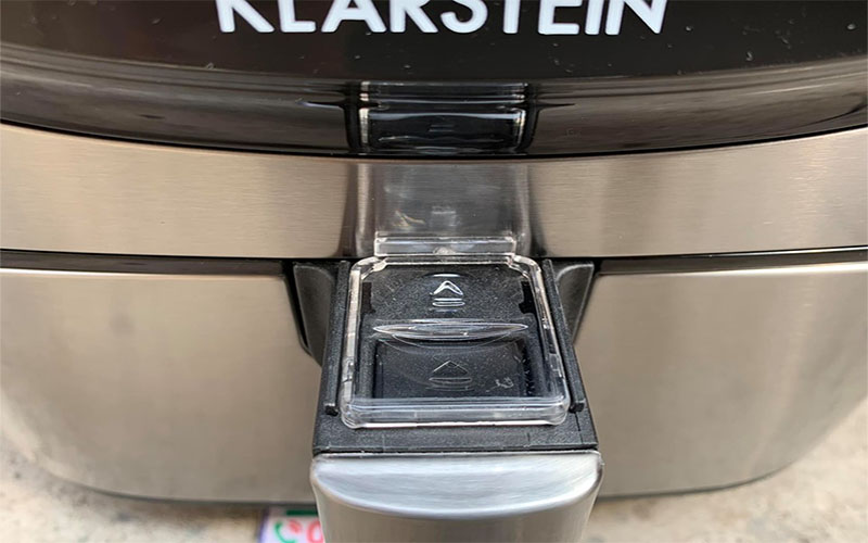 Nút mở khay chiên của Nồi chiên không dầu Klarstein Aero Vital ( Cơ ) 