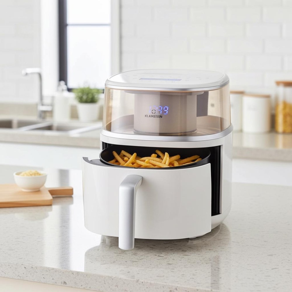 Nồi chiên không dầu kết hợp hấp hơi nước Klarstein AIR BLOOM - Hàng chính hãng