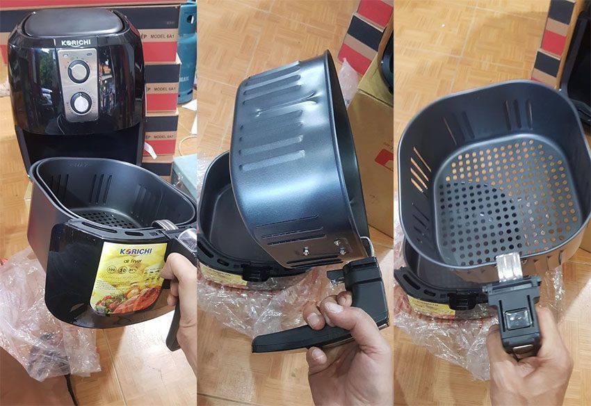 Giỏ chiên của Nồi chiên không dầu Korichi  KRC-6155