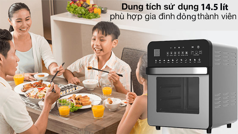 Nồi chiên không dầu Kuvings KAF-200B - Hàng chính hãng