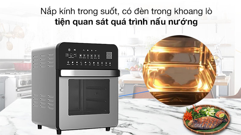 Nồi chiên không dầu Kuvings KAF-200B - Hàng chính hãng