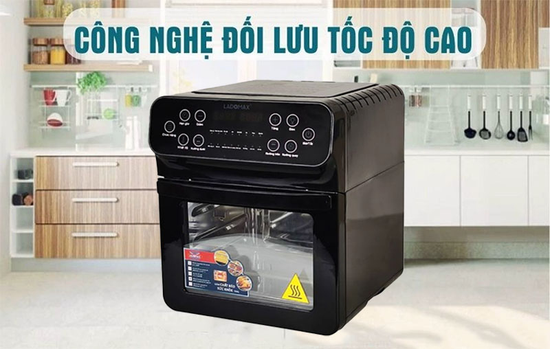 Nồi chiên không dầu Ladomax HA-555 - Hàng chính hãng