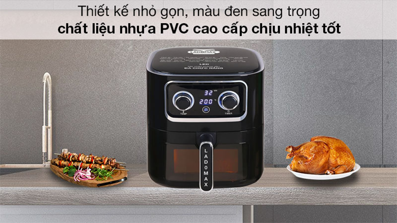 Chất liệu của Nồi chiên không dầu Ladomax HA-5610