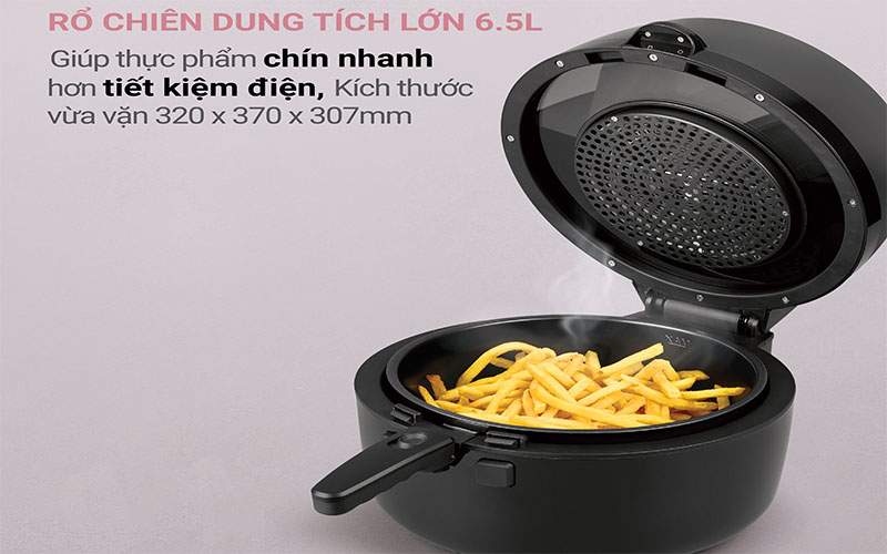 Nồi chiên không dầu Lock&Lock EJF286BLK - Hàng chính hãng
