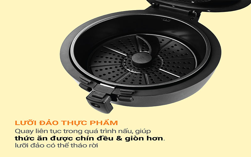 Nồi chiên không dầu Lock&Lock EJF286BLK - Hàng chính hãng