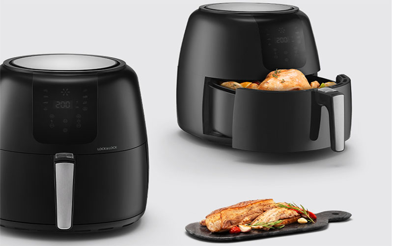 Nồi chiên không dầu Lock&Lock EJF296BLK - Hàng chính hãng