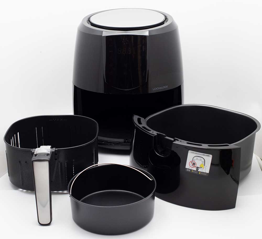 Nồi chiên không dầu Lock&Lock EJF357BLK - Hàng chính hãng