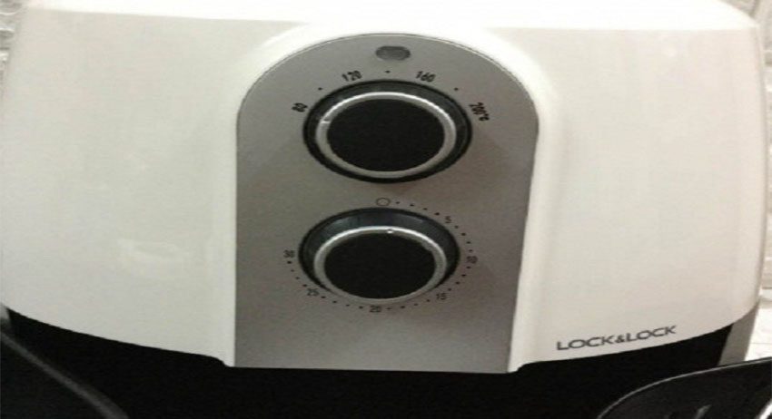Nồi chiên không dầu Lock&Lock Jumbo EJF151WHT - Hàng chính hãng