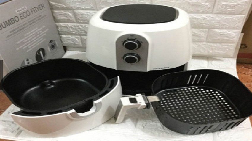 Nồi chiên không dầu Lock&Lock Jumbo EJF151WHT - Hàng chính hãng