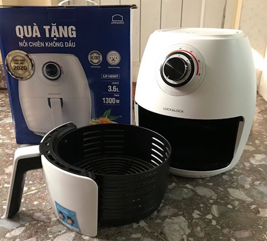 Nồi chiên không dầu Lock&Lock EJF148 - Hàng chính hãng