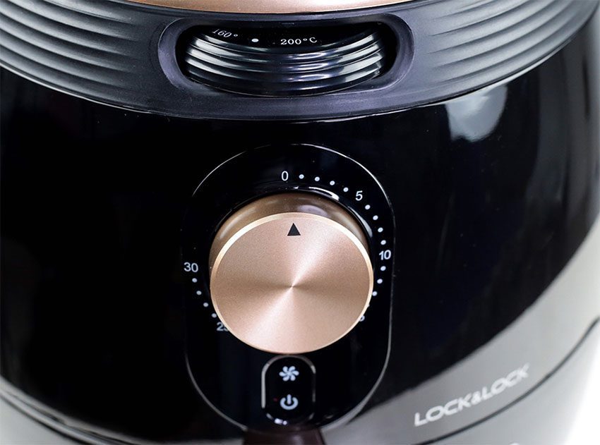 Nồi chiên không dầu Lock & Lock EJF368BLK - Hàng chính hãng