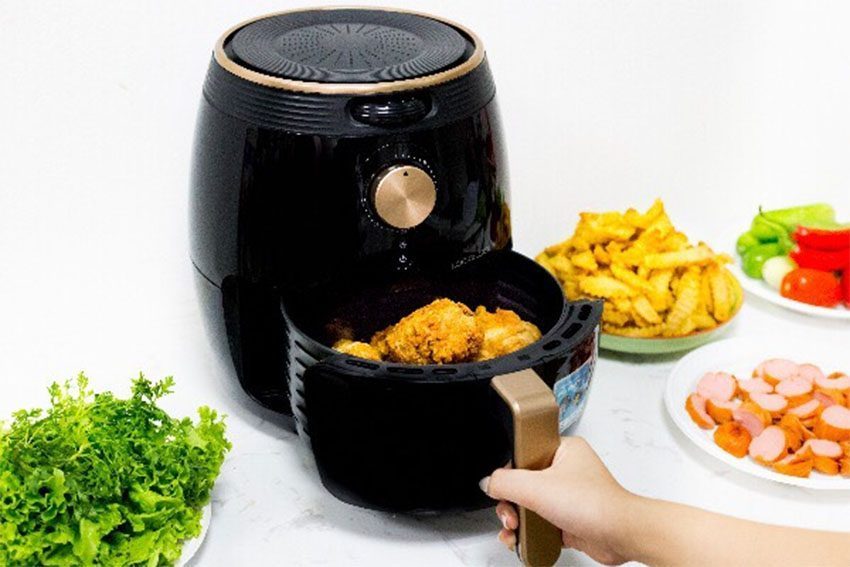 Nồi chiên không dầu Lock & Lock EJF368BLK - Hàng chính hãng