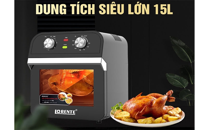 Nồi chiên không dầu Lorente LT-1500 - Hàng chính hãng