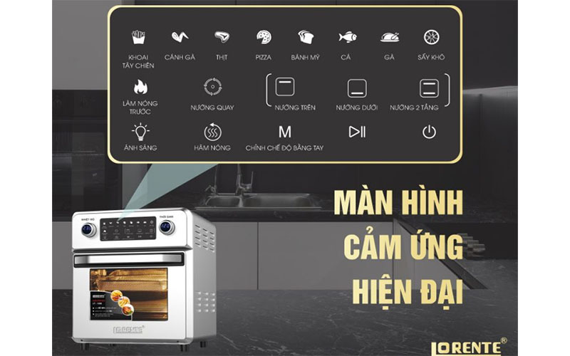 Nồi chiên không dầu Lorente LT-1600 - Hàng chính hãng