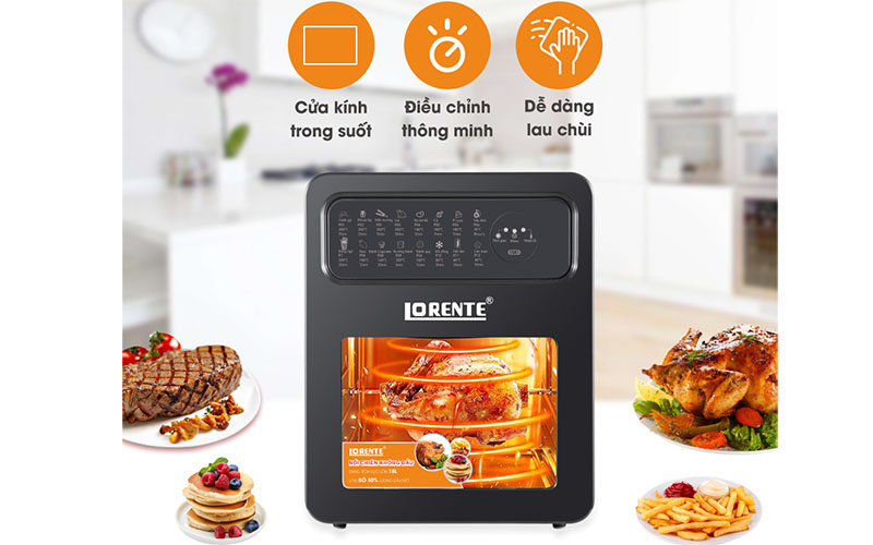 Thiết kế của Nồi chiên không dầu Lorente LT-1800