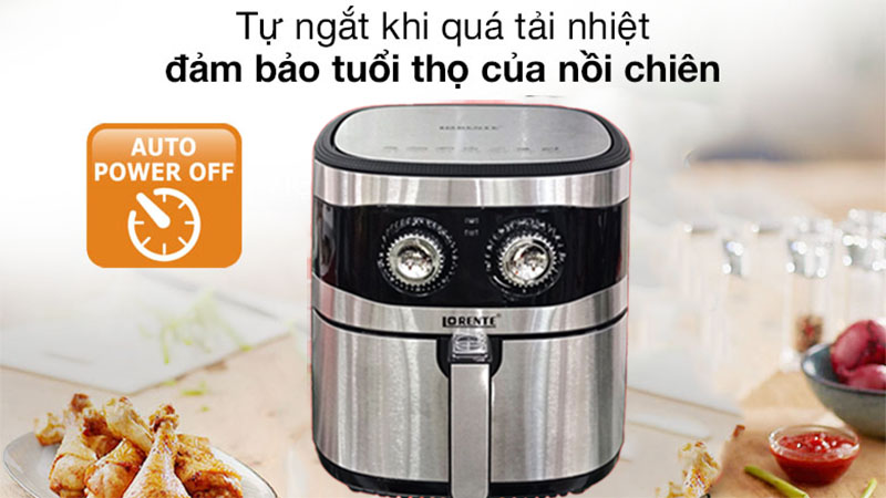 Nồi chiên không dầu Lorente LT-1850 - Hàng chính hãng