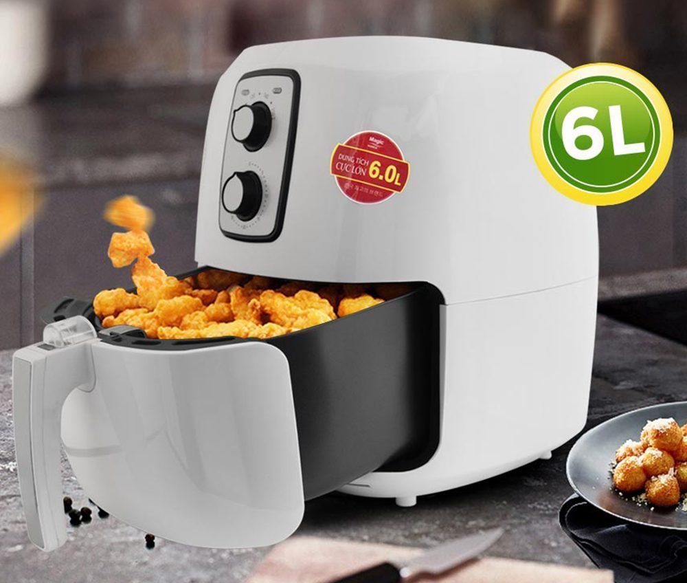 Nồi chiên không dầu 6 lít Magic Korea A-83 - Hàng chính hãng