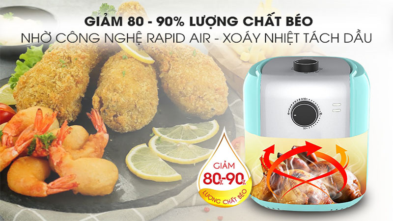 Nồi chiên không dầu Magic Eco AC-101 - Hàng chính hãng