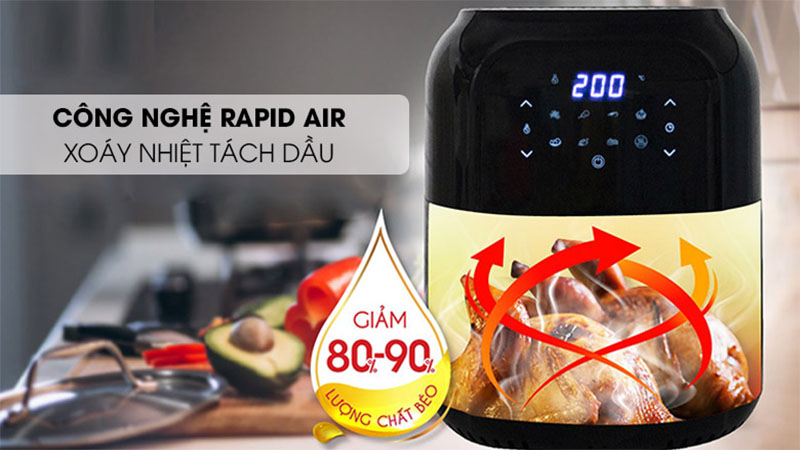 Nồi chiên không dầu Magic Eco AC-102 - Hàng chính hãng