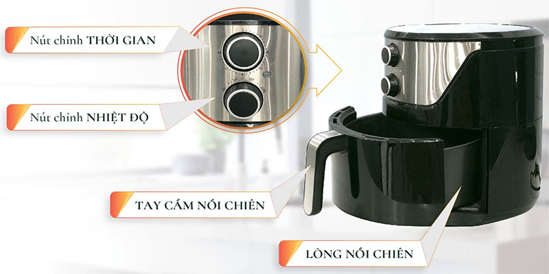 Nồi chiên không dầu Magic Eco AC-120 - Hàng chính hãng