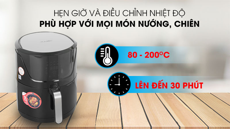 Nồi chiên không dầu Magic Eco AC-121 - Hàng chính hãng