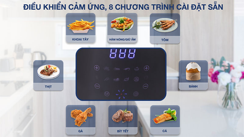 Nồi chiên không dầu Magic Eco AC-122 - Hàng chính hãng