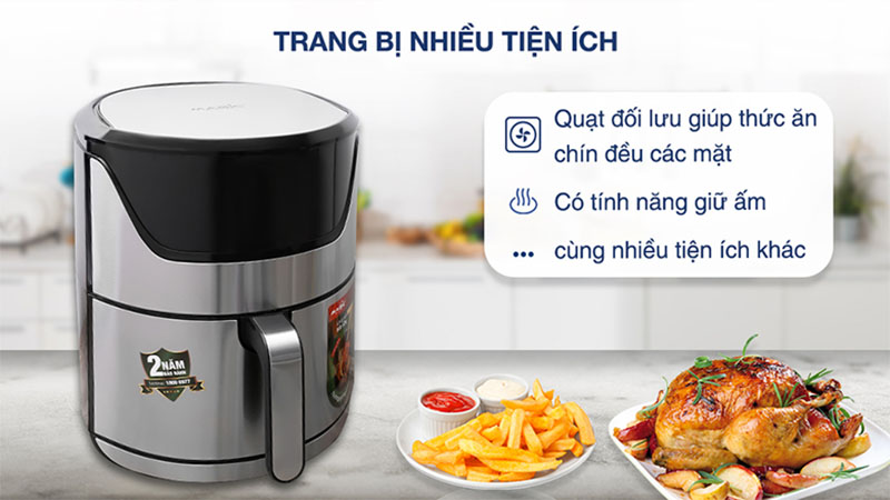 Nồi chiên không dầu Magic Eco AC-122 - Hàng chính hãng
