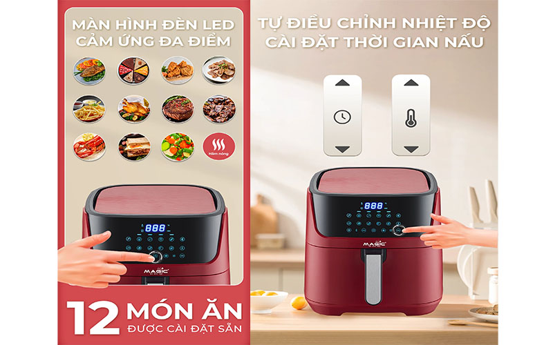 Nồi chiên không dầu Magic Eco AC-123 - Hàng chính hãng