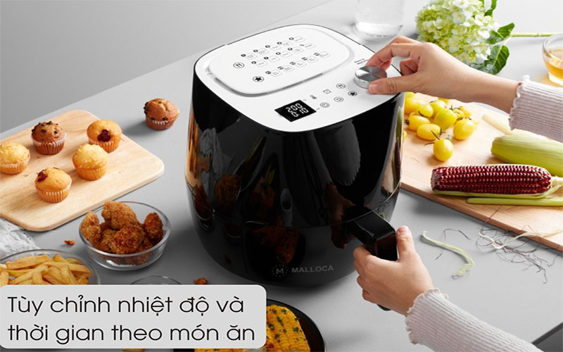 Nồi chiên không dầu Malloca MAF-09B - Hàng chính hãng
