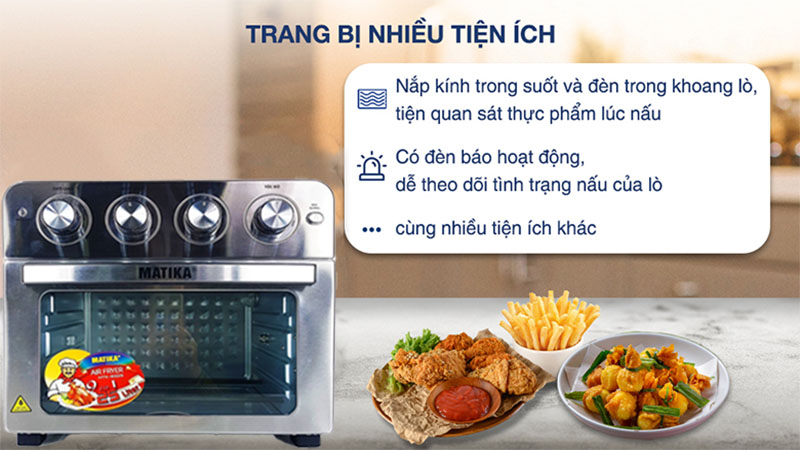 Thiết kế của Nồi chiên không dầu Matika MTK-9325