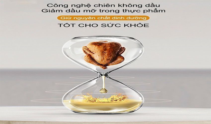 Nồi chiên không dầu Mishio MK-155 - Hàng chính hãng