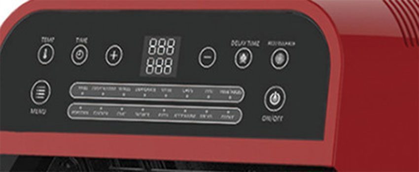 Bảng điều khiển của Nồi chiên không dầu Mishio MK-55