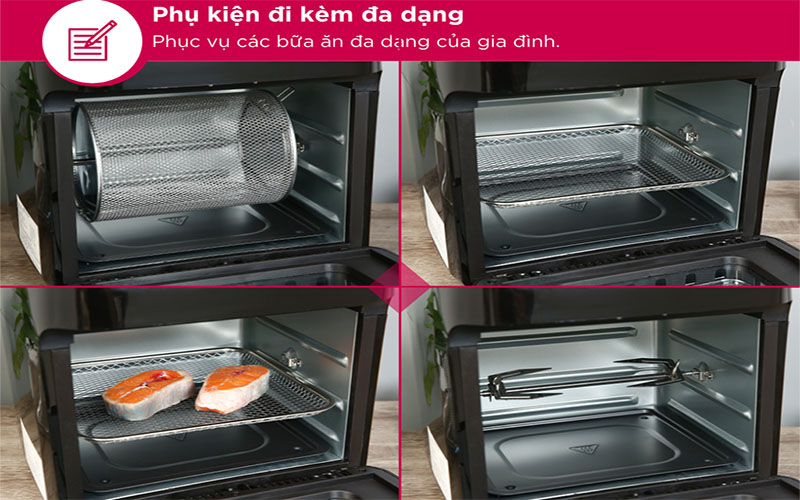 Nồi chiên không dầu Mishio MK-281 - Hàng chính hãng