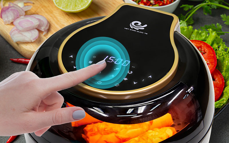 Nồi chiên không dầu Mobell PW-8087D - Hàng chính hãng