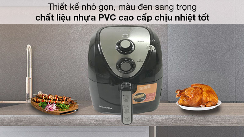 Chất liệu của Nồi chiên không dầu Mondial AF-50-BI