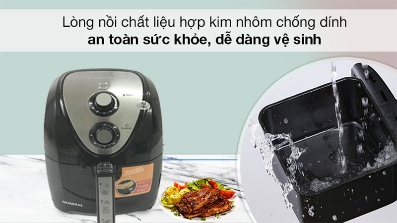 Thiết kế của Nồi chiên không dầu Mondial AF-50-BI