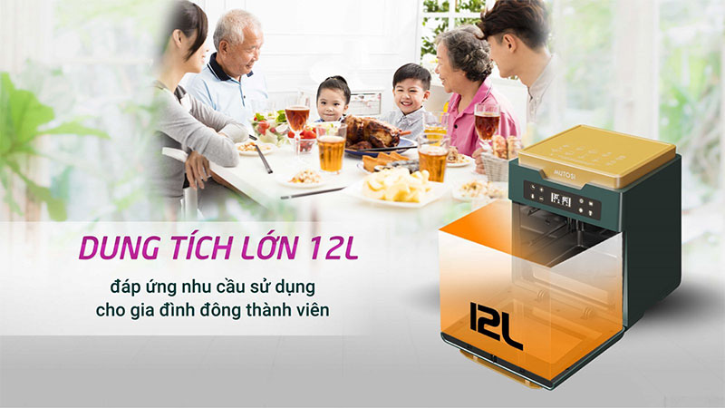 Dung tích của Nồi chiên không dầu Mutosi MF-99D
