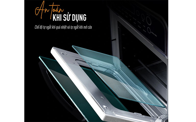 Tính năng an toàn của Nồi chiên không dầu Nagakawa NAG3308
