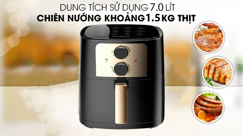 Dung tích của Nồi chiên không dầu Osaka AF-07L