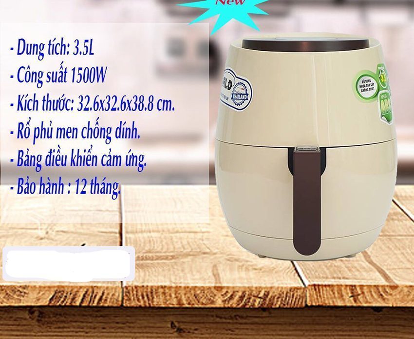 Nồi chiên không dầu Panworld PW-602 - Hàng chính hãng