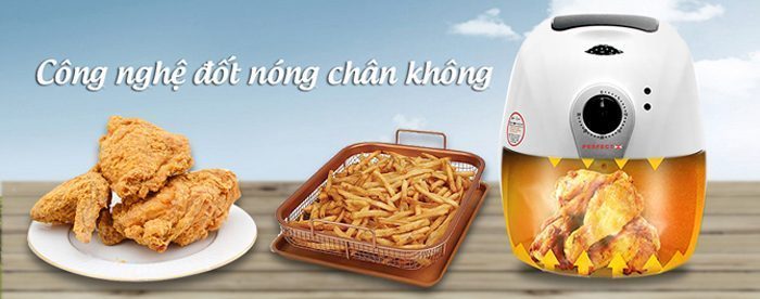 Nồi chiên không dầu Perfect GLA-603 2.5L - Hàng chính hãng